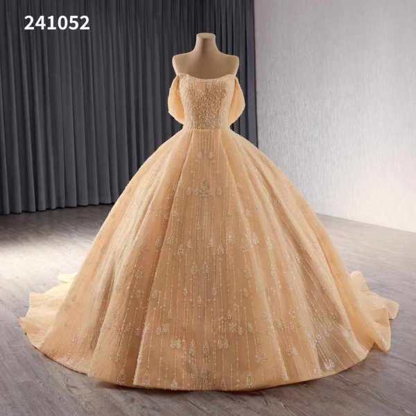 luxury model ball gown prom dress quinceanera dress 241052