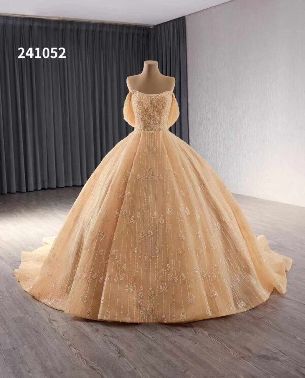 luxury model ball gown prom dress quinceanera dress 241052