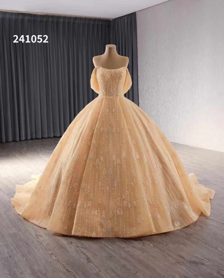 luxury model ball gown prom dress quinceanera dress 241052