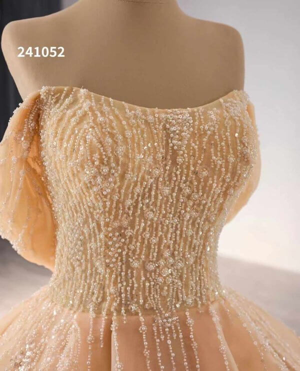 luxury model ball gown prom dress quinceanera dress 241052