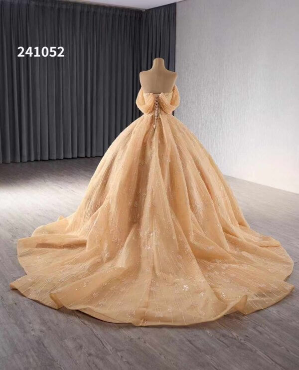 luxury model ball gown prom dress quinceanera dress 241052