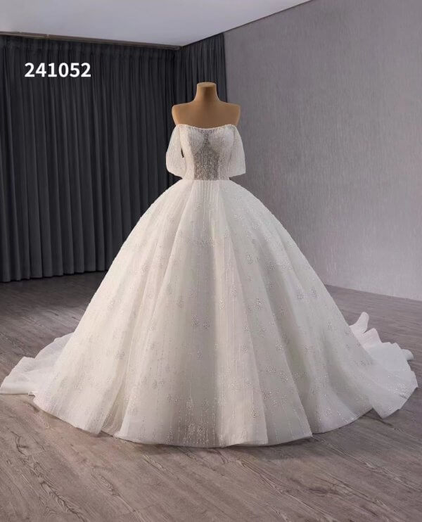 luxury model ball gown prom dress quinceanera dress 241052