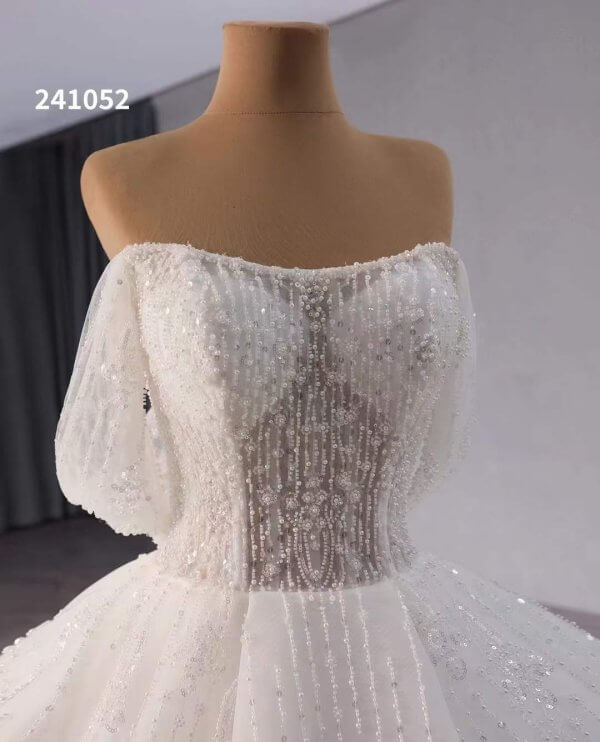 luxury model ball gown prom dress quinceanera dress 241052