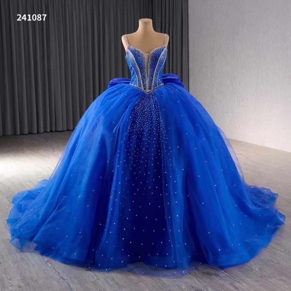 Luxury Model Ball Gown Sleeveless Spaghetti Quinceanera Dress241087