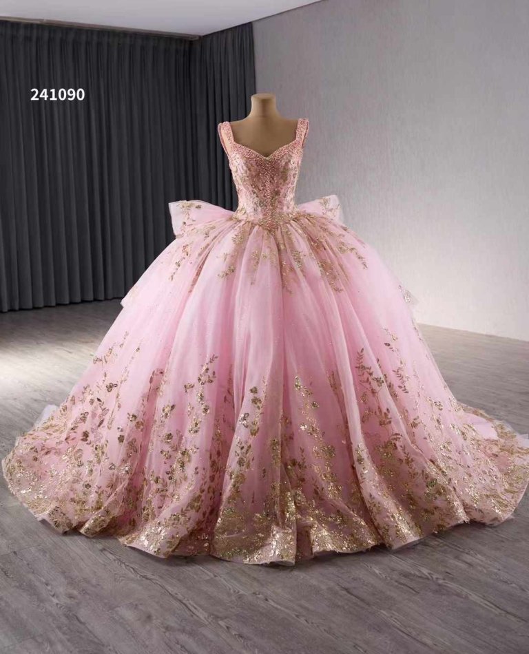 luxury model ball gown sleeveless beading quinceanera dress241090