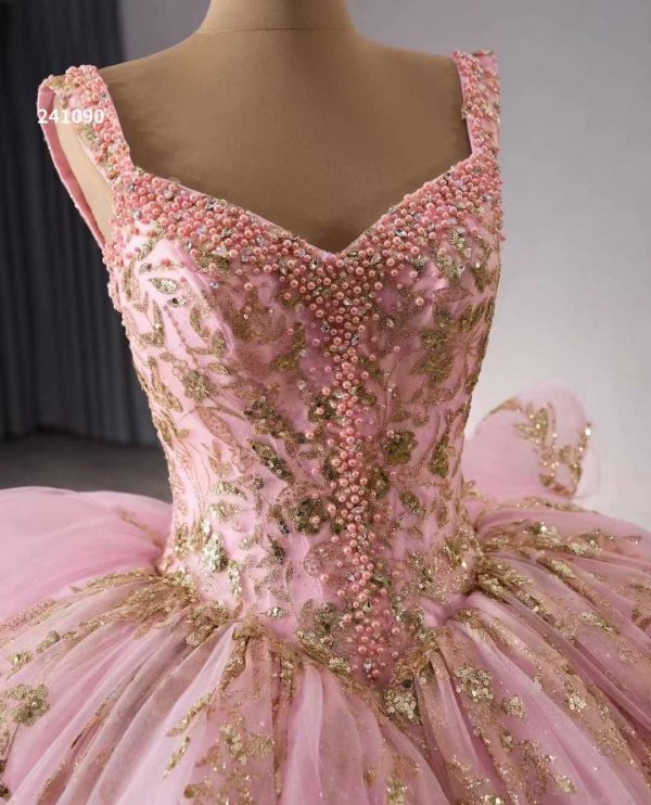luxury model ball gown sleeveless beading quinceanera dress241090