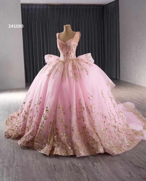 luxury model ball gown sleeveless beading quinceanera dress241090
