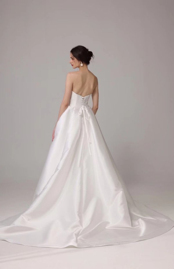 luxury model sexy stain elegant wedding dress mo003
