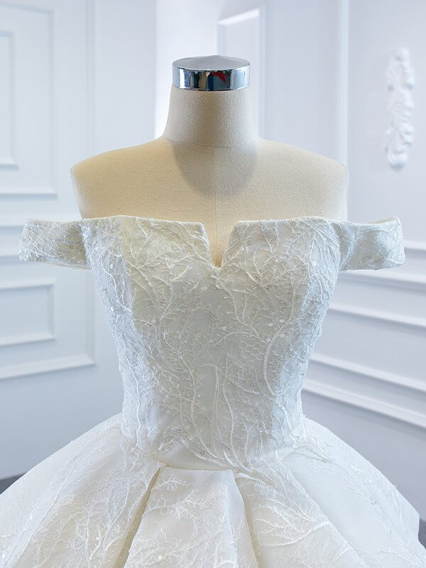 luxury model sleeveless long ball gown wedding dress 66755