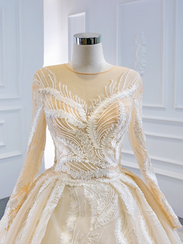 luxury model sleeveless long ball gown wedding dress 66828