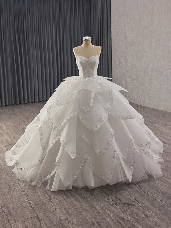 luxury model two ways of wearing long and short ball gown quinceanera dress 241160