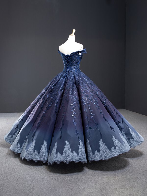 luxury model sweetheart neck sleeveless ball gown prom dress 66577