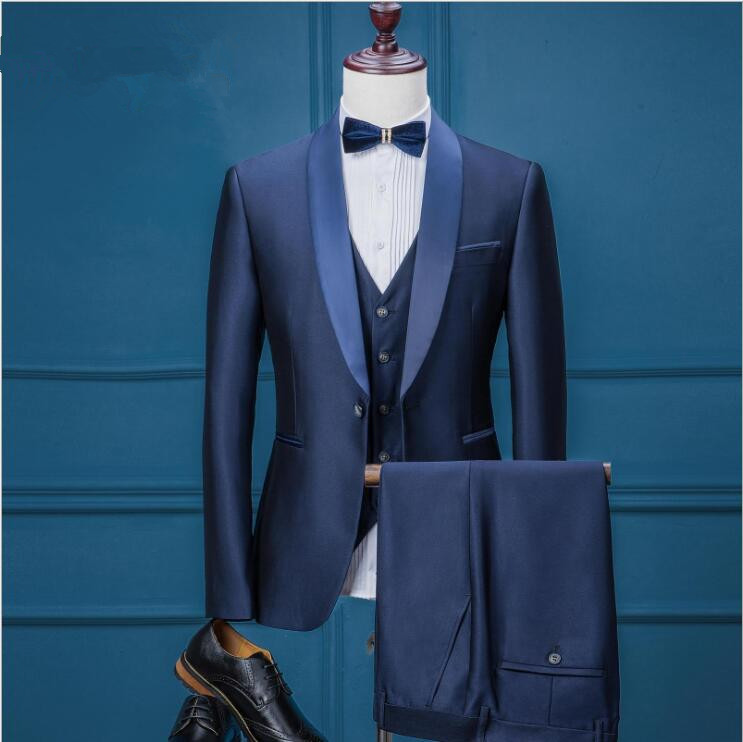 custom made men suit jacket vest pant men suit 1