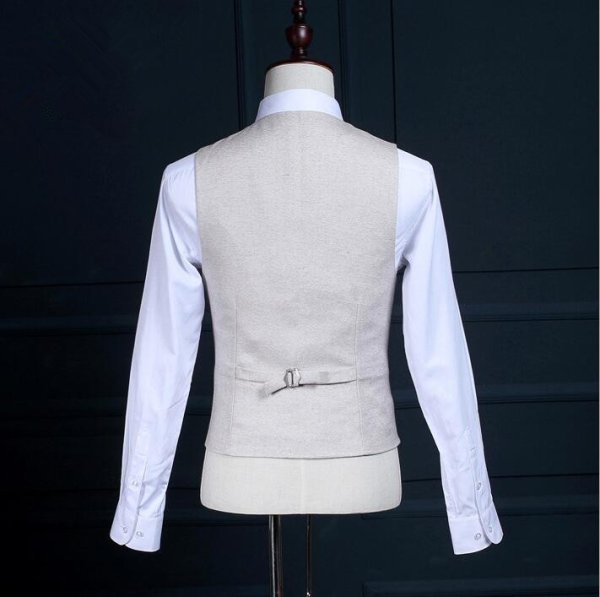 custom made men suit jacket vest pant men suit 11