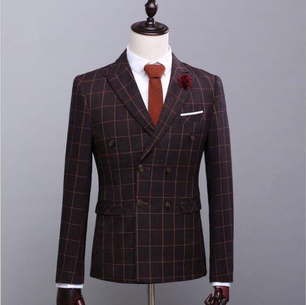 custom made men suit jacket vest pant men suit 14