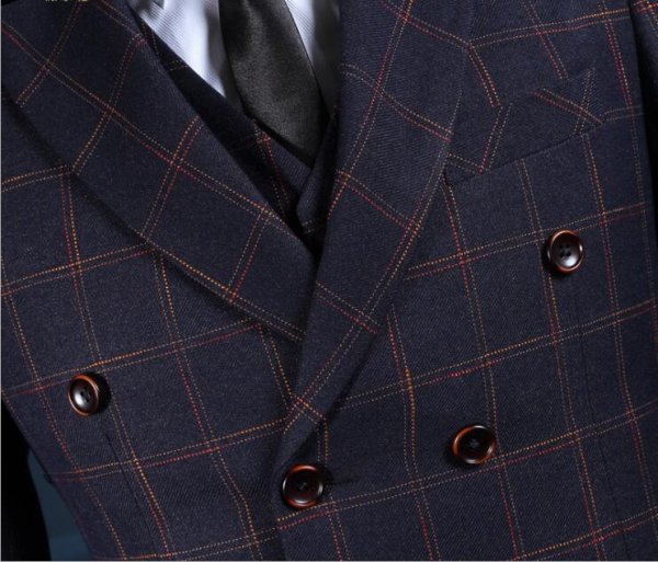 custom made men suit jacket vest pant men suit 16