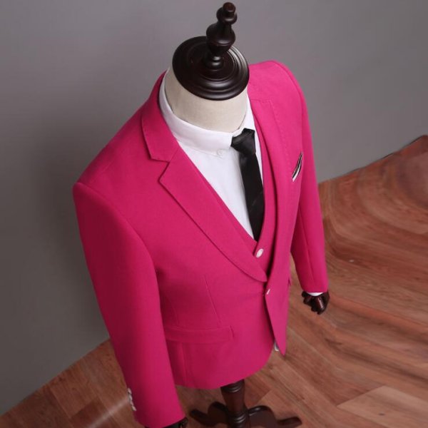 custom made men suit jacket vest pant men suit 19