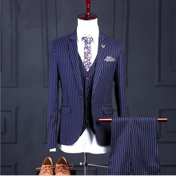 custom made men suit jacket vest pant men suit 3