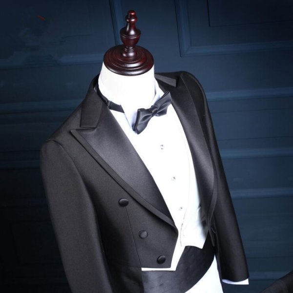 custom made men suit jacket vest pant men suit 5