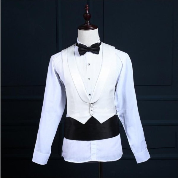 custom made men suit jacket vest pant men suit 5