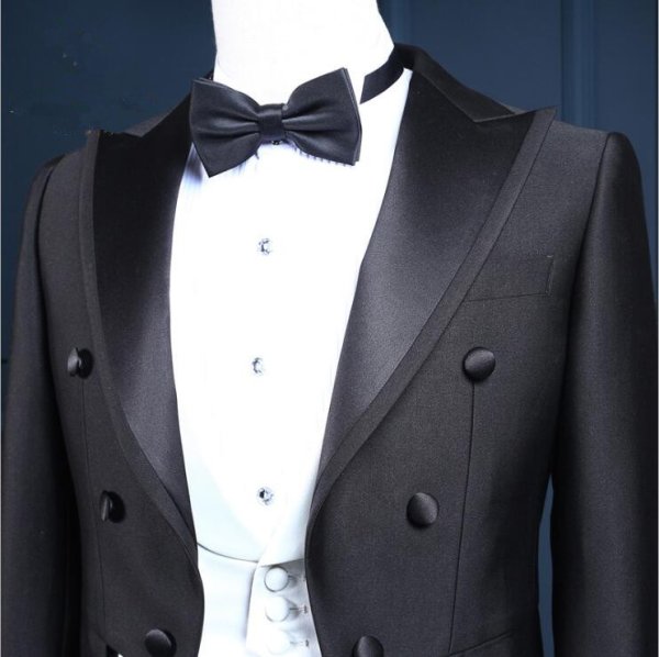 custom made men suit jacket vest pant men suit 5