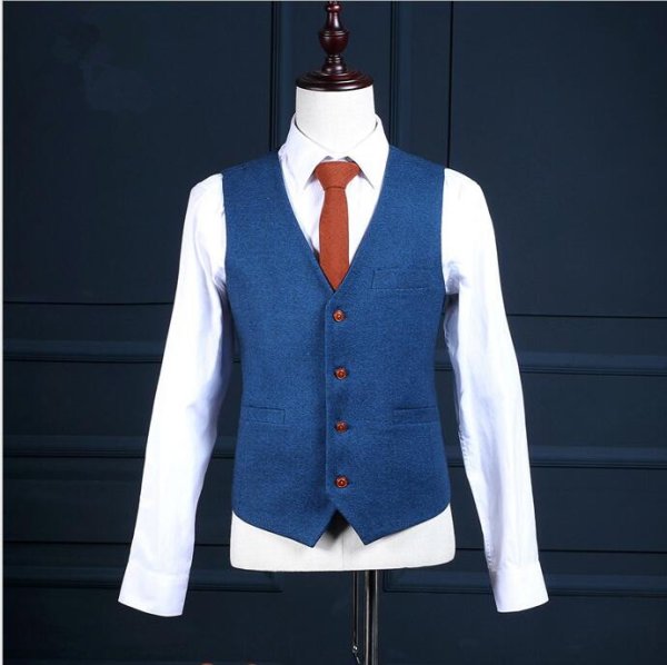 custom made men suit jacket vest pant men suit 6
