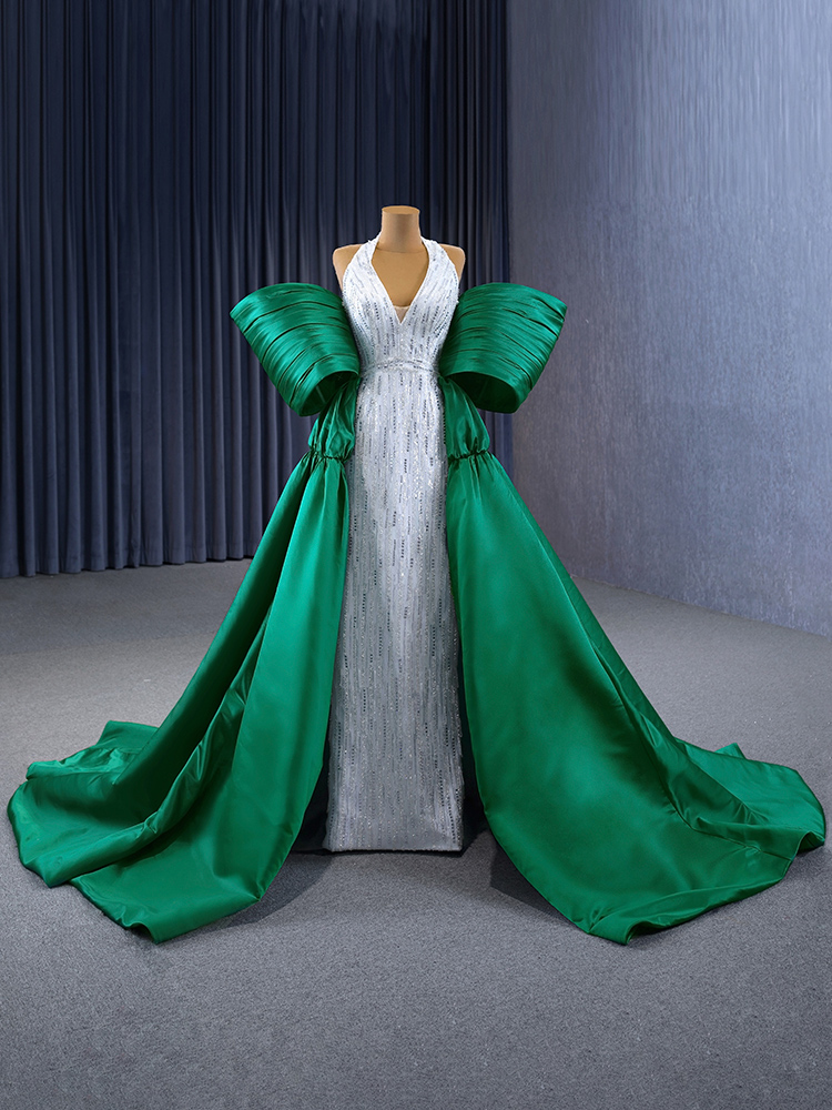 modest sleeveless pleats mermaid formal evening gown 231081