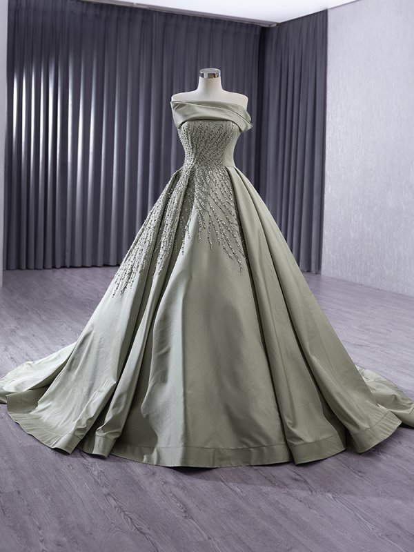 modest sleeveless straight beading a line formal evening gown 241011