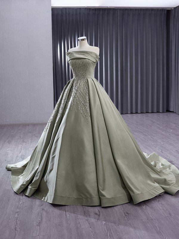 modest sleeveless straight beading a line formal evening gown 241011