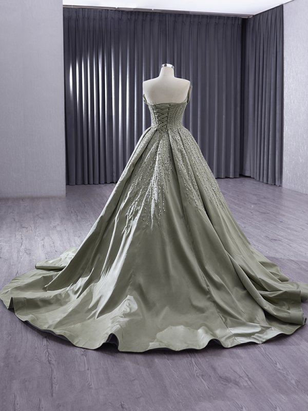 modest sleeveless straight beading a line formal evening gown 241011