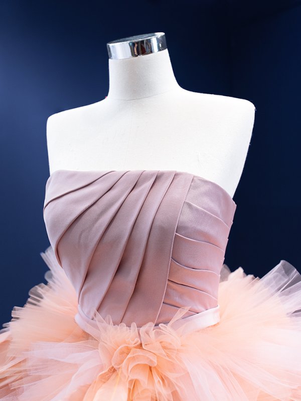 gold v neck pleats beading ball gown quinceanera dress 67455