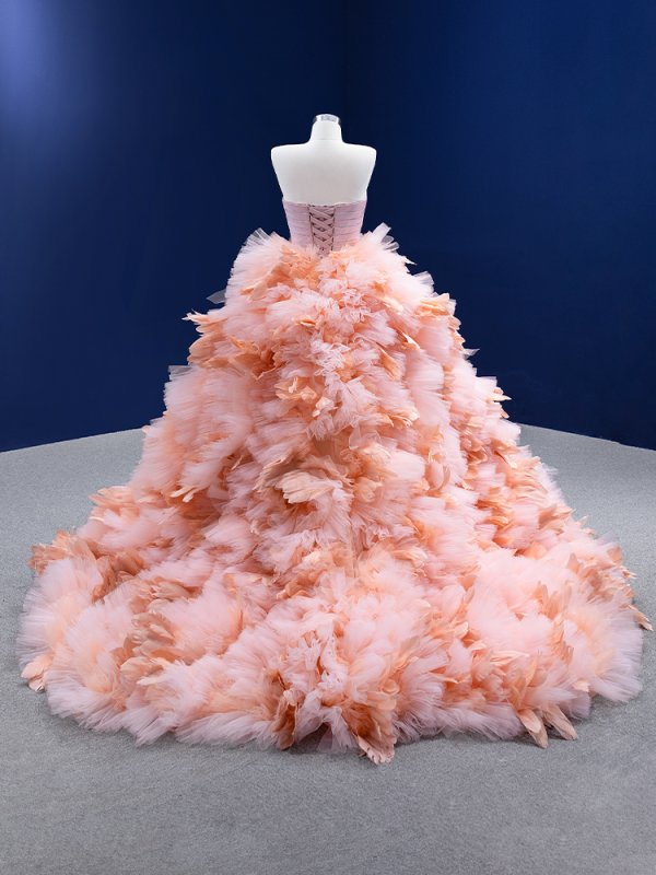 gold v neck pleats beading ball gown quinceanera dress 67455