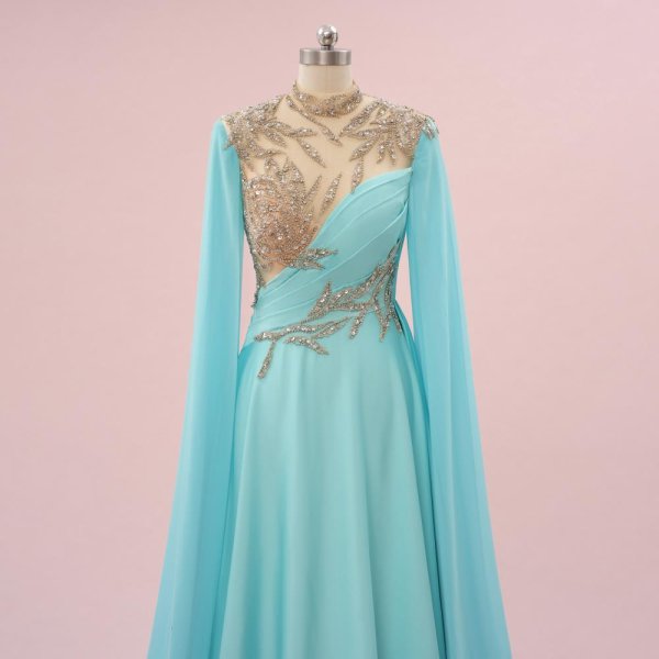 elegant beading pleats a line formal party dress sg7601