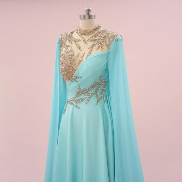 elegant beading pleats a line formal party dress sg7601