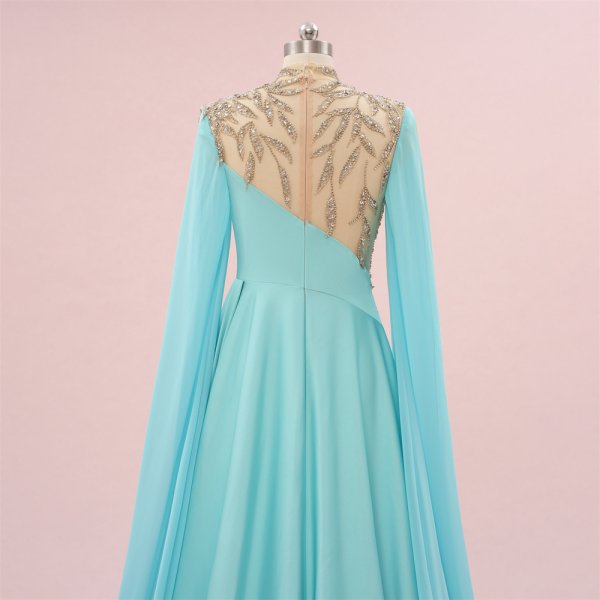 elegant beading pleats a line formal party dress sg7601