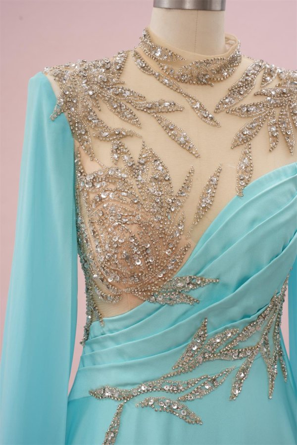 elegant beading pleats a line formal party dress sg7601