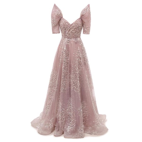 modest beading sequin a line formal prom dress evening gown www75002