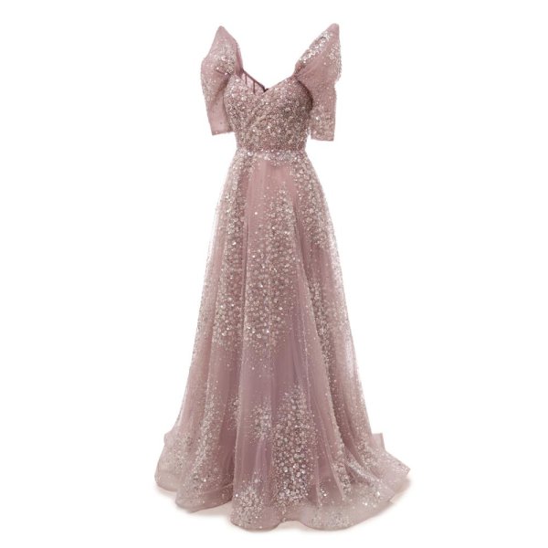 modest beading sequin a line formal prom dress evening gown www75002
