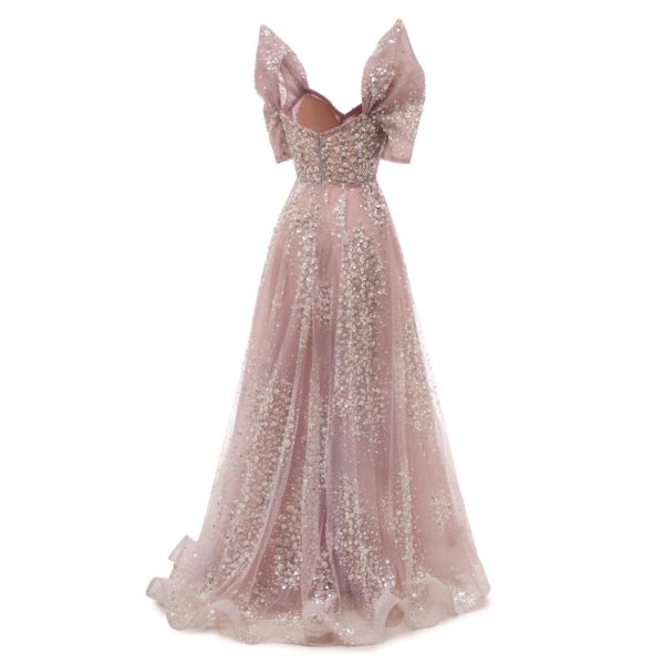 modest beading sequin a line formal prom dress evening gown www75002