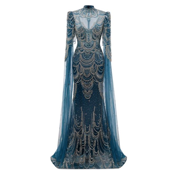 modest beading sequin mermaid formal prom dress evening gown www75003