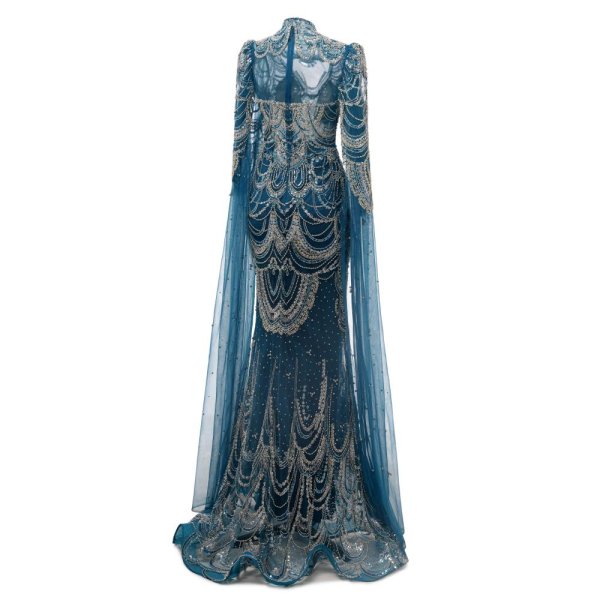 modest beading sequin mermaid formal prom dress evening gown www75003