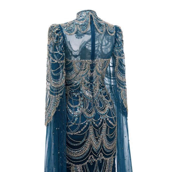 modest beading sequin mermaid formal prom dress evening gown www75003