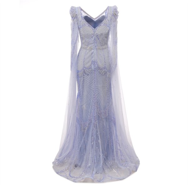 modest beading sequin mermaid formal prom dress evening gown www75004