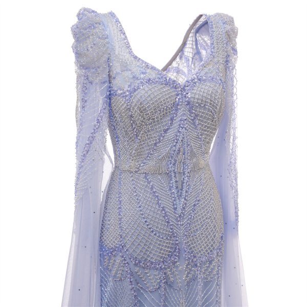 modest beading sequin mermaid formal prom dress evening gown www75004