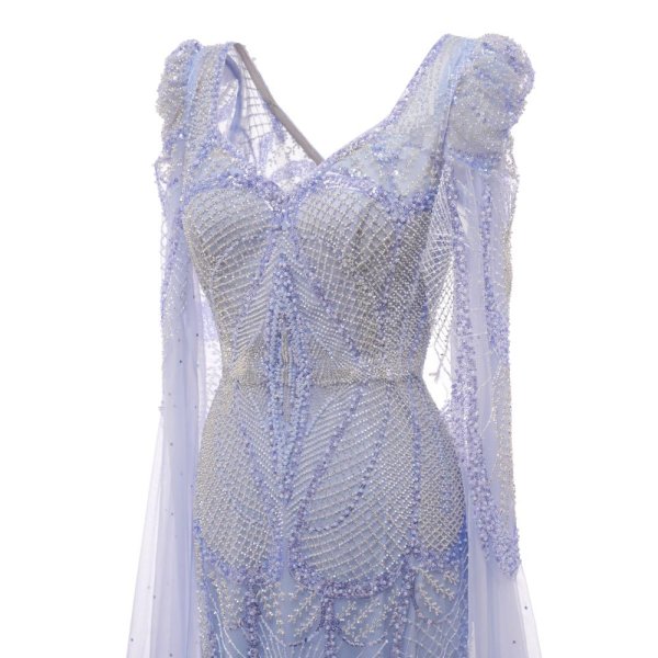 modest beading sequin mermaid formal prom dress evening gown www75004